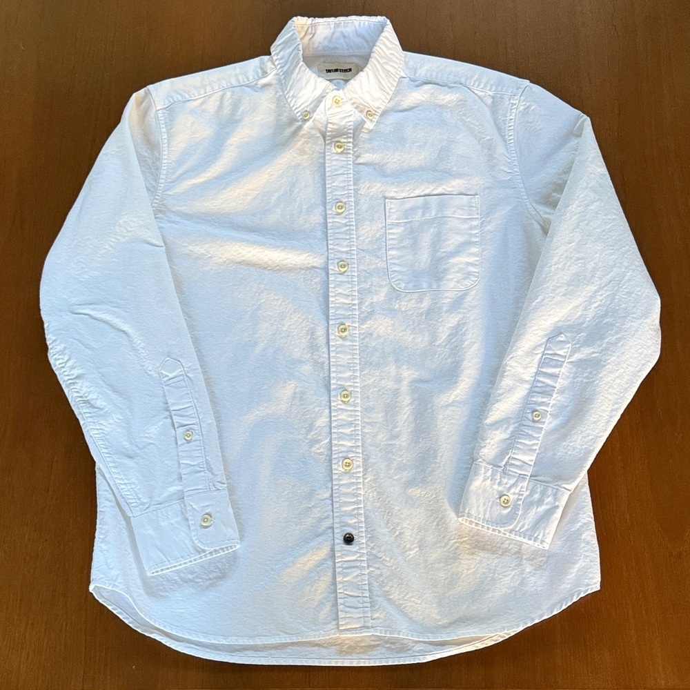 Taylor Stitch white Jack Shirt